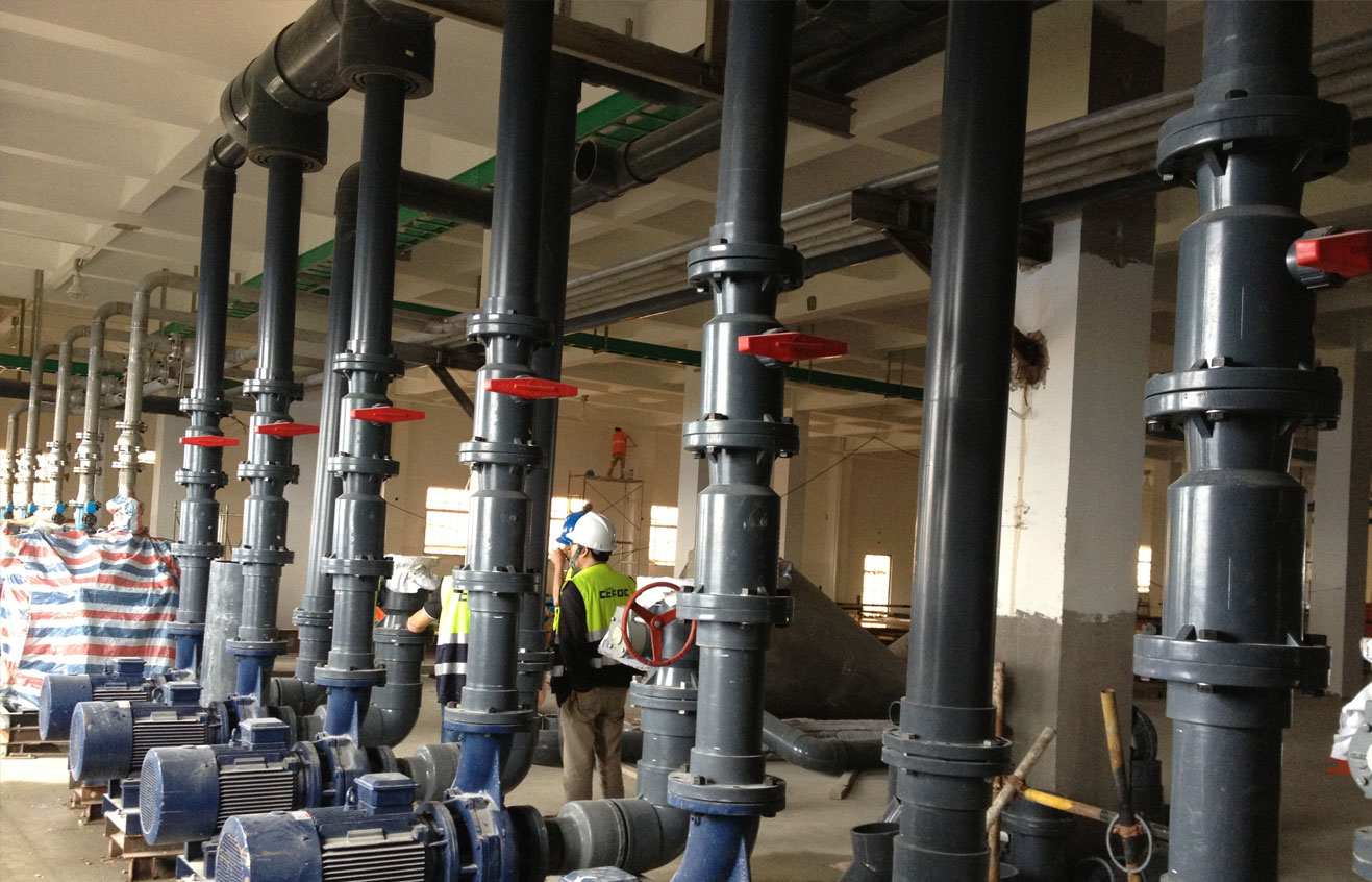 優(yōu)耐德污水處理/廢水曝氣項目用UPVC、CPVC閥門